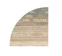 JHSDHYD Tapis Shaggy Tapis décoratif d'angle en Quart de Cercle, for Salon, Chambre à Coucher, Tapis Pied, d'entrée pour Maison(1pc-G Rug,60x60cm)