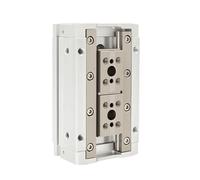 JHSLJCQS Pince à air à Profil Bas Double Effet MHF2, MHF2-8D MHF2-12D MHF2-16D MHF2-20 MHF2-8D1/12D1/16D1/20D1 MHF2-8D2/12D2/16D2/20D2, Pince à air, Cylindre linéaire pneumatique(MHF2-20D)