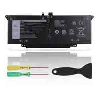 JHT2H Batterie Compatible avec Dell Latitude 7310 7410 Chromebook Enterprise Series P33S P33S001 P34S P34S001 4V5X2 7CXN6 K36KR T3JWC 0WY9MP 04V5X2 HRGYV 0HRGYV 35J09 09YYF 7,6V 52Wh