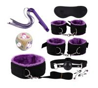 JHToy Erotic Games Set - Kit de bondage sensuel pour couples, y compris des cuffs sexy, des jouets sexuels, etc