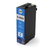 JHTRHZ Cartouche d'encre à Jet d'encre Compatible T40D1 T40D2 T40D3 T40D4, Compatible avec série SureColor SC-T3100 SC-T5100 SC-T2100(T40D2-CYAN)