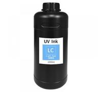 JHTRHZ Encre Dure et Souple Compatible avec l'encre I3200, Compatible avec imprimantes à Jet d'encre TX800 XP600 DX7 DX5 DX10, Film Cuir, boîte à lumière PVC, Corps en Tissu(Neutral-1000ML-LC)