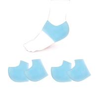JHTSOLE 2 Paires de Protecteurs de Talon en Gel, Semelles pour Fasciite Plantaire, Soulagement de La Douleur, Coussinets en Gel pour Talon pour éperon Calcanéen, Tendinite D'Achille et Plus