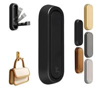 JHTVGIUZ Foldable Wall Hook, Pack Flip Down Hook, Easy Installation, Robe Hooks Wall Mounted for Hanging Coat Towels Bags Keys(B)