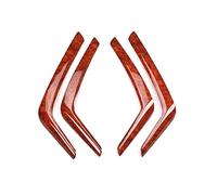 JHVVBFWF 4 Pièces Voiture Intérieur Porte Accoudoir Décoration Bandes Garniture Style Pour Toyota Pour RAV4 2013-2019 Auto Moulures Accessoire(1)