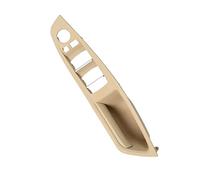 JHVVBFWF Couverture De Panneau Poignée Porte D'accoudoir Interne Voitures Conducteur Droit De RHD Pour Série 5 F10 F11 520i 523i 525i(A Beige)