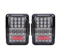 JHVVBFWF Ensemble De Feux Arrière À LED pour Voiture 30W Feu De Recul Feu De Jour pour Jeep pour Wrangler JK JKU 2007-2017(Type A,Euro)