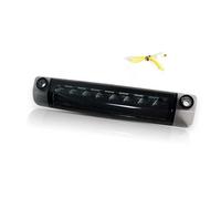 JHVVBFWF Feu Stop Haut Niveau pour Toyota pour Prius Hybride 09-15 pour Prius C V pour 4Runner LED Monté Haut Rouge Brillant Troisième Feu Stop Blanc Feu De Position (Smoked Dark Lens)