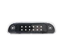 JHVVBFWF Feu Stop Haut Niveau Troisième Feu Stop pour Jeep pour Grand Cherokee 1999-2004 Feu Arrière À LED Ensemble De Feux Arrière À LED Feu Stop Supplémentaire (Smoked Clear Shell)