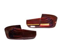 JHVVBFWF Feux Arrière LED CLS pour Voiture Feux Arrière RVB Ensemble De Feux Arrière LED pour B&MW Série 3 F30 F35 F80 320i 328i 330i 335i 2013-2018(Red)