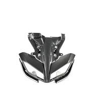 JHVVBFWF Phare De Moto Avec Ensemble D' Couvercle De Phare Pour Yamaha Pour MT09 Pour MT-09 2017 2018 2019 2020 2021 (Cover Carbon texture)
