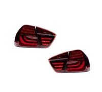 JHVVBFWF pour B&MW Série 3 E90 320i 325i 2005-2008 Ensemble De Feux Arrière De Voiture Mise À Niveau du Signal Clignotant Dynamique LED(Red)