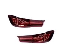 JHVVBFWF pour B&MW Série 3 G20 G28 320i 325i 330i 2020 2021 2022 2023 2024 Ensemble De Feux Arrière De Voiture Mise À Niveau du Feu Arrière À LED(Red)
