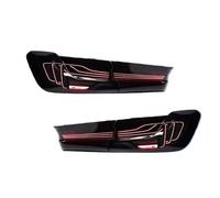 JHVVBFWF pour B&MW Série 3 G20 G28 320i 325i 330i 2020 2021 2022 2023 2024 Ensemble De Feux Arrière De Voiture Mise À Niveau du Feu Arrière À LED(Black)