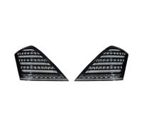 JHVVBFWF pour Benz Classe S W221 2006 2007 2008 2009 2010 2011 2012 2013 Ensemble De Clignotants Et De Feux Arrière À LED pour Voiture(10-13 Black)
