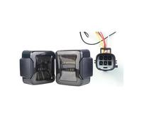JHVVBFWF pour Jeep pour Wrangler JK 2007-2017 Ensemble De Feux Arrière À LED pour Voiture, Feux De Freinage Feux De Recul Feux De Jour Feux Arrières Auto(EUR Version Black)