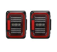 JHVVBFWF pour Jeep pour Wrangler JK JKU 2007-2017 Ensemble De Feux Arrière À LED 30 W Feu De Recul Feux De Jour(Clear,Euro)