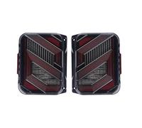 JHVVBFWF pour Jeep pour Wrangler JK JKU 2007-2018 Feux Arrière À LED Feu Stop Arrière avec Clignotant Feu Arrière De Voiture(Clear,US)