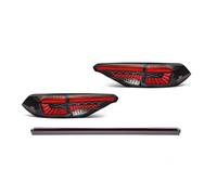JHVVBFWF pour Toyota pour Corolla 2020 2021 2022 2023 Animation De Feux Arrière À LED pour Voiture Ensemble De Feux Arrière À LED(Black)