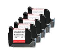 JHXHFJXZ Cartouche d'encre Noire for imprimante Portable, 12.7mm, 1 à 10 pièces, séchage Rapide, solvant écologique, 600DPI, for imprimante à Jet d'encre Thermique Matériau d'impression Large(5PCS)