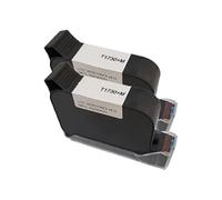 JHXHFJXZ Cartouches d'encre Originales 1730M 12,7 mm, encres Noires à solvant étanches for imprimante à Jet d'encre Matériau d'impression Large(2PCS)