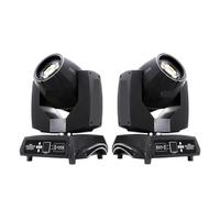 JHXHFJXZ Éclairage à tête mobile 230 W 7R Effet multifonctionnel de faisceau de scène for DJ Mariage Public Disco Party Lights Spot LED pour les soirées dansantes à domicile(2 Lights)