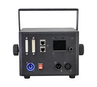 JHXHFJXZ Éclairage de scène RVB 5 W avec contrôle par application for décoration de fête de mariage, interface ILDA RJ45, lumières disco for anniversaire Dj pour les soirées dansantes à domicile