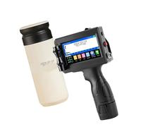 JHXHFJXZ Imprimante à Jet d'encre Portable 1750PLUS 12,7/25,4 mm, imprimante d'étiquettes à Codes-Barres, Texte, numéro de lot, Logo, Date Matériau d'impression Large(25.4mm Without Ink)