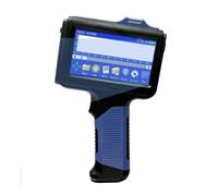 JHXHFJXZ Imprimante à Jet d'encre portative 12.7mm T-Shirt QR Code à Barres Date Logo Date d'expiration étiquette imprimante Portable Matériau d'impression Large(with 2 Ink)