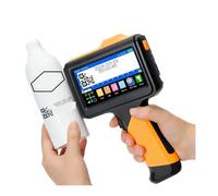 JHXHFJXZ Imprimante multilingue 1790PLUS 12,7 mm, Code-Barres, Texte, numéro de lot, Logo, Date, étiquette, codeur à Jet d'encre Thermique Portable Matériau d'impression Large(with 2 Ink)