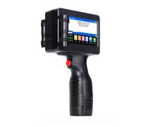 JHXHFJXZ Imprimante portative à Jet d'encre, 12.7mm, Texte, Code-Barres QR, numéro de lot, Logo, Image, Date, Machine d'impression Matériau d'impression Large(Without Ink)