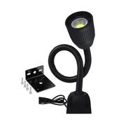 JHXHFJXZ Lampe de travail d'atelier à LED 3/5 W 50 cm, base magnétique, lampe de travail for établi, tour, perceuse, presse pour atelier/garage(Magnetic base 5W)