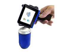 JHXHFJXZ Mini imprimante à Jet d'encre Numéro Durée de Conservation Date d'échéance de Production Codeur Portable Solvant Séchage Rapide Matériau d'impression Large(with 2 Ink)