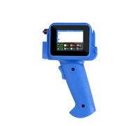 JHXHFJXZ Mini imprimante à Jet d'encre Portable de 12,7 mm for Texte, Code-Barres, numéro de lot, Logo, Date, étiquette, codeur Portable Matériau d'impression Large(Include 1 Cartridge)