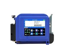 JHXHFJXZ Mini-imprimante Portable 25,4 mm/1 Pouce, imprimante à Jet d'encre Portable, Code-Barres QR Non crypté, Image, Logo, Date, Machine de Codage Matériau d'impression Large(with 1 Ink)