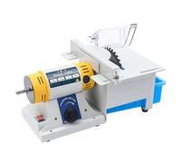 JHXHFJXZ Mini scie à Table, polisseuse lapidaire, établi, Tour, Polissage, lustrage, Machine de découpe Polissage du métal, Jade