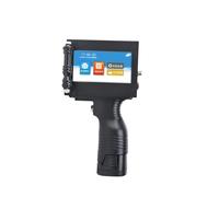 JHXHFJXZ Petite imprimante à Jet d'encre Automatique portative, Emballage de Date de Production, comptage et marquage de numéros de Lots, Machine de Codage de Date Matériau d'impression Large