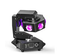 JHXHFJXZ Projecteur à tête mobile à LED 240 W RGBW 14/16 canaux for DJ Disco Wedding Party Live Show Bar pour les soirées dansantes à domicile