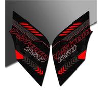 JHYBDP Autocollant Latéral De Réservoir pour Suzuki Vstrom DL650 DL V-Strom 650 Protection De Réservoir Moto Protection du réservoir de Carburant autocoll(Ensemble 5)