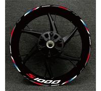 JHYBDP Autocollant Réfléchissant pour Jante De Moto pour BMW S1000XR S1000R 1000RR S 1000 XR S 1000 R 1000 RR Autocollant pour Moyeu De Roue Autocollant pour Jantes de Moto(Couleur 17)