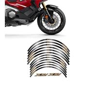 JHYBDP Autocollants pour moyeux de Roue Autocollants De Jantes De Moto pour X-ADV XADV750 X-ADV750 X ADV750 Xadv 750 17″15″ 2021-2024 Autocollants De Jantes Autocollants pour Roues(Couleur4)