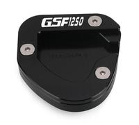 JHYBDP Béquille Latérale De Moto pour Suzuki GSF1250 GSF 1250 Bandit 2007-2016, Extension De Béquille, Plaque De Support De Béquille Agrandie Coussin D'extension de Béquille(Noir,X-3)