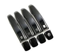 JHYBDP Couvercle Poignée Porte Extérieure Voiture Protections De Poignées Porte Extérieures Pour Q3 Q5 A4 B8 2008-2017 Enjoliveurs Décoratifs Stickers Style Housses(Noir)