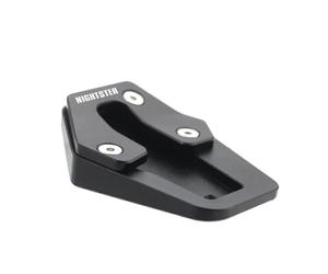 JHYBDP Extension De Béquille Latérale pour Moto pour Harley Nightster 975 RH 975 RH975 2022 2023 2024 Plaque De Pied D'extension Antidérapante(Black)