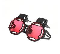 JHYBDP Grille De Protection De Phare Antibrouillard Rabattable pour Moto pour BMW R1250GS R1250 R 1250 GS ADV Adventure 2018 2019 2020 2021 2022(Rouge)