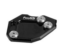 JHYBDP Plaque De Support D'extension De Béquille Latérale CNC pour Moto pour BMW F800GS F 800 GS ADV Adventure 2013-2018 Coussin D'extension de Béquille(Noir,X-1)