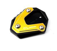 JHYBDP Plaque d'extension de béquille latérale Béquille Latérale pour Moto pour CL500 CL250 CL300 CL 250 300 500 2023, Plaque D'extension, Coussinets De Béquille Support(Or)