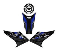 JHYBDP Protecteur de réservoir Autocollant De Protection De Réservoir De Carburant Latéral De Moto pour Yamaha MT07 MT 07 MT-07 2021-2024(Couleur 1)