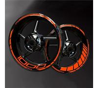 JHYBDP Stickers Bords Jantes Autocollants pour Jantes De Moto pour Kawasaki Z1000 Z 1000 2018 2019 2020 2021 2022 2023 2024 Résistants À La Pluie Ensemble Jantes d'autocollants(Couleur 3)