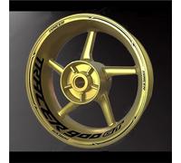 JHYBDP Stickers Bords Jantes Autocollants Réfléchissants pour Jantes De Moto pour Yamaha TRACER900GT Tracer 900GT 900 GT Films Autocollants Décoratifs Ensemble Jantes d'autocollants(Couleur 2)